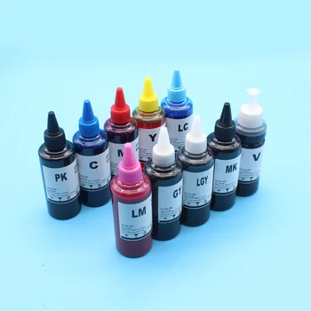 10 Цветов 100 МЛ Премиум Пигментные Чернила для Заправки Принтера Epson SureColor P700 P703 P704 P706 708 P900 P903 P904 P906 P908 Изображение
