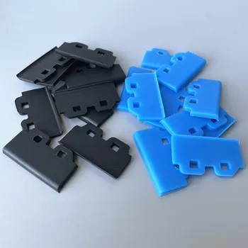 10 шт 35-миллиметровых черно-синих стеклоочистителей для очистки печатающих головок, устойчивых к растворителям - для принтеров Mimaki, Roland и Mutoh Изображение