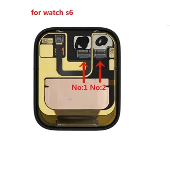 2 шт., оригинальная новинка для Apple iWatch Watch серии S6 6, 40 мм 44 мм ЖК-дисплей, гибкий разъем, контакт на материнской плате Изображение