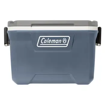 Coleman 316 Series 52QT Ice Chest Hard Cooler, Lakeside Blue Изображение