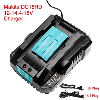 DC18RD 18V зарядное устройство для Makita 14,4V-18V литиевая батарея BL1830 BL1840 BL1850 BL1860 BL1815 BL1430 BL1450 BL1440 Изображение