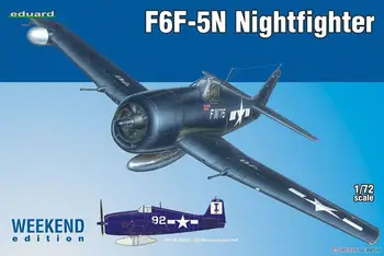 Eduard 7434 1/72 F6F-5N Nightfighter Week End Edition (пластиковая модель) Изображение