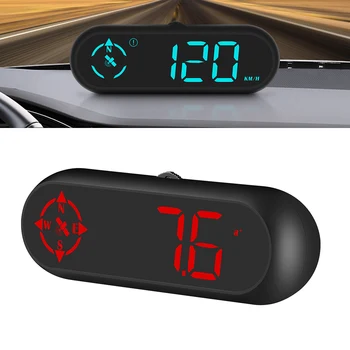 GPS-спидометр G9, автоматический дисплей HUD, бортовой компьютер, сигнализация скорости автомобиля для всех автомобилей, аксессуары Изображение