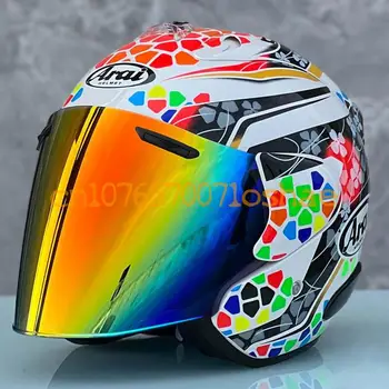 VZ-RAM Takaaki Nakagami GP2 Мотоциклетный Одностворчатый Защитный Шлем Head Capacete Для Летнего Сезона, Шлем Для Женщин и Мужчин Изображение