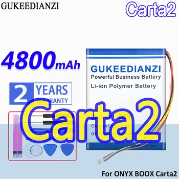 Аккумулятор GUKEEDIANZI Высокой Емкости Carta 2 4800mAh Для ONYX BOOX Carta2/Caesar II C67ML Аккумулятор для электронных книг с 3-проводным разъемом + инструменты Изображение