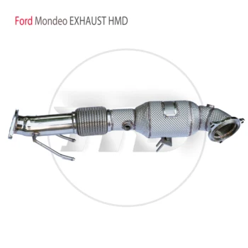 Выхлопная система из нержавеющей стали HMD, Водосточная труба с высоким расходом для модификации Ford Mondeo Auto Изображение