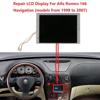 ЖК-дисплей для ремонта навигационной матрицы Alfa Romeo 166 CD (модели с 1998 по 2007 год) Изображение