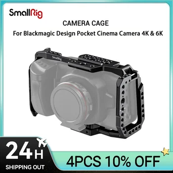 Комплект SmallRig Cage Kit для карманной кинокамеры Blackmagic Design 4K для BMPCC 4K / 6K Поставляется с креплением SSD-накопителя Nato Handle Изображение