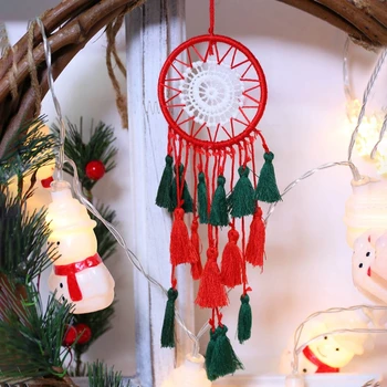 Ловцы снов Рождественское окно в стиле бохо настенный декор детская спальня украшение дома художественное украшение ремесло Изображение