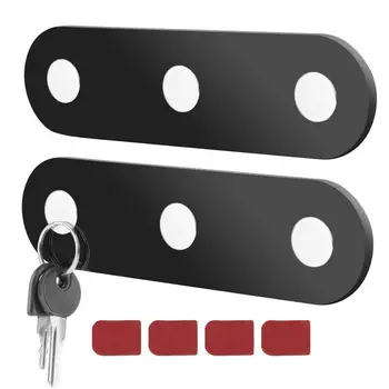 Магнитный держатель для ключей, вешалка для ключей на кухне, крючки для хранения ключей на двери Для украшения дома Изображение