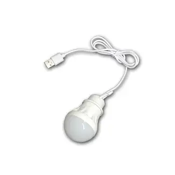 Мини-USB светодиодный светильник, портативная лампа мощностью 5 Вт для студентов, чтения книг, учебы, кемпинга, наружного освещения, походных фонарей. Изображение