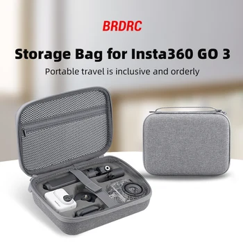Мини-сумка для хранения Insta360 GO 3 Чехол для переноски Сумка Портативная дорожная защитная коробка Аксессуары для экшн-камеры Изображение