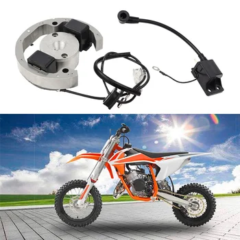 Мотоциклетная катушка, катушка зажигания, комплект статора, ротора, Магнето в сборе для KTM50 Изображение