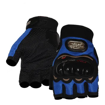 Мотоциклетные перчатки PROBIKER, гоночные перчатки с полупальцами, защита для занятий спортом на открытом воздухе, Перчатки для езды на велосипеде, противоскользящие Изображение