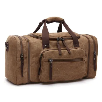 Новый рюкзак, повседневная дорожная сумка на открытом воздухе большой емкости, мужская портативная холщовая сумка-мессенджер, сумка для хранения багажа, модная Изображение
