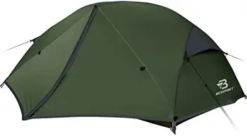 Палатка для кемпинга на 2 и 3 человека, легкая палатка для пеших прогулок, водонепроницаемая, ветрозащитная, с двумя дверями, простая установка, двухслойный открытый Тен Изображение