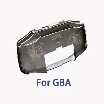 Прозрачная мягкая силиконовая защитная оболочка для GBA Crystal Case для Nintend Gameboy Color Protective Protector Изображение