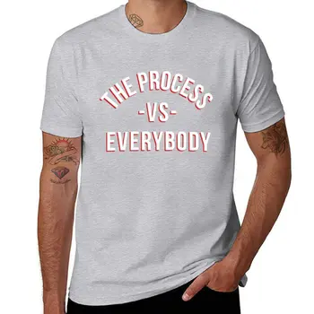 Процесс против всех 3 Футболка с коротким рукавом футболка с графикой футболка Короткая футболка Футболки для мужчин хлопок Изображение