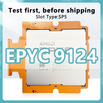 Процессор EPYC 9124 5 нм 16 Ядер 32 Потока 3,0 ГГц 64 МБ 200 Вт процессор LGA6096 Для системы рабочих станций на материнской плате Изображение
