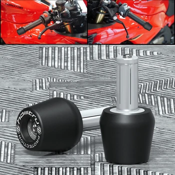 Рукоятки на концах рулей мотоциклов, Утяжелители на концах рулей для Ducati Scrambler 1100 2018-2023 Изображение