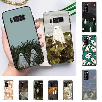Симпатичный чехол-призрак для Samsung J 7 plus 7core J7 neo J6 plus prime J6 J4 J5 Чехол для мобильного телефона Изображение