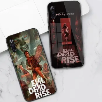 Сумасшедший Призрак Evil Dead Rise Чехол Для Телефона Xiaomi 13 12 11T 10 9 Redmi Note 12 11 10 10S Pro Черный Стеклянный Чехол Для Телефона Из ПК Изображение