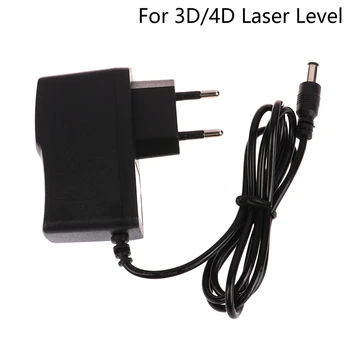 Универсальное зарядное устройство для лазерного уровня 3D / 4D, Литиевая батарея, штепсельная вилка ЕС, адаптер переменного тока, аксессуар для лазерного уровня Изображение