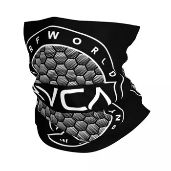 Черный логотип Rvcas, Зимняя грелка для шеи, женский Ветрозащитный шарф для лица, повязка на голову для пеших прогулок, гетры Изображение
