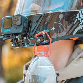 Экшн-Камера Аксессуары для Мотоциклетных Шлемов Go Pro Gopro Hero 10 9 8 7 Dji Insta360 Шлемы Крепление На Ремень Osmo Camera Set Kit Изображение