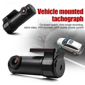 ＨＤ1080P Mini Dash Cam Автомобильный видеорегистратор ночного видения камера WiFi Smart Video Recoder 170 ° Широкоугольная камера для записи видео Автомобильный видеорегистратор Изображение